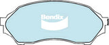 Brake Disc Pad Set Front Bendix DB1358 GCT For FORD MAZDA LASER 323 ASTINA PROTEGE