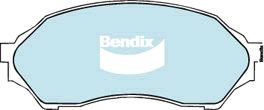 Brake Disc Pad Set Front Bendix DB1358 GCT For FORD MAZDA LASER 323 ASTINA PROTEGE