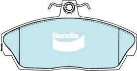 Brake Pads 4WD/SUV Bendix DB13614WD for Nissan Patrol Y61 GR  GU Station Wagon 4.5 4.5LTP TB45E