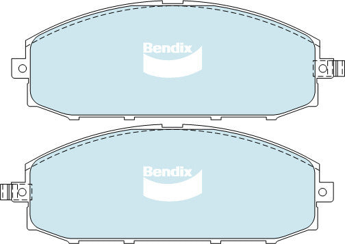 Brake Pads H/Duty Bendix DB1362HD for Ford Laser KQ Sedan i 1.8LTP FP