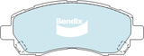 Brake Pads General CT Bendix DB1363GCT for Subaru Impreza GC Sedani 2.0LTP EJ201