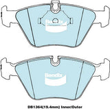 Brake Pads General CT Bendix DB1364GCT for BMW 5 Series E39 Sedan 525i 2.5LTP M54B25 (256S5)