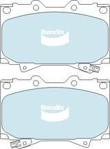 Brake Pads H/Duty Bendix DB1365HD for Toyota Land Cruiser FZJ78 SUV 4.5 MPFi 4x4 4.5LTP 1FZ FE