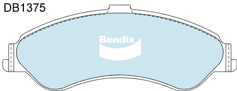 Brake Pads General CT Bendix DB1375GCT for Ford Fairmont AU Wagon i 4.0LTP 6cyl 172kW