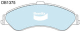 Brake Pads H/Duty Bendix DB1375HD for Ford Falcon AU Cab Chassis i XR6 4.0LTP 6cyl 172kW
