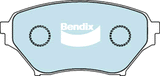 Brake Pads General CT Bendix DB1386GCT for Mazda MX-5 NB Convertible i 1.8LTP BP