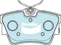 Brake Disc Pad Set  Bendix DB1389 GCT For VW RENAULT TRAFIC TRANSPORTER/ CARAVELLE