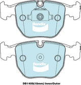 Brake Pads 4WD/SUV Bendix DB14094WD for BMW X5 E53 SAV 4.6is 4.6LTP M62B46 (468S1)