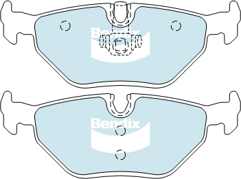 Brake Disc Pad Set Rear Bendix DB1415 GCT For BMW MG ROVER