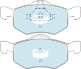 Brake Pads 4WD/SUV Bendix DB14264WD for Mazda Tribute EP SUV 24V 3.0LTP AJ