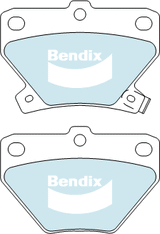 Brake Disc Pad Set Rear Bendix DB1429 GCT For Toyota Celica Corolla Prius Yaris