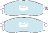 Brake Pads 4WD/SUV Bendix DB14394WD for Nissan Navara D22 Ute 3.3 3.3LTP VG33E