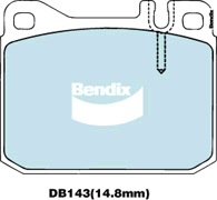 Bendix DB143 General CT Disc Pad Set