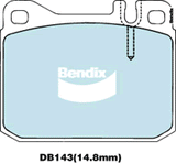 Bendix DB143 General CT Disc Pad Set