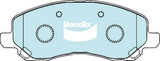 Brake Pads 4WD/SUV Bendix DB14414WD for Peugeot 4008 SUV 2.0LTP 4B11