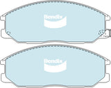 Brake Disc Pad Set Front Bendix DB1450 4WD For HYUNDAI SSANGYONG GRANDEUR TERRACAN REXTON