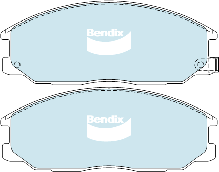 Brake Disc Pad Set Front Bendix DB1450 4WD For HYUNDAI SSANGYONG GRANDEUR TERRACAN REXTON