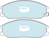 Brake Disc Pad Set Front Bendix DB1450 4WD For HYUNDAI SSANGYONG GRANDEUR TERRACAN REXTON