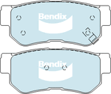 Brake Pads 4WD/SUV Bendix DB14514WD for Kia Sportage KM SUV 4WD 2.7LTP G6BA
