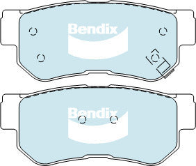 Brake Disc Pad Set Rear Bendix DB1451 GCT For HYUNDAI KIA SSANGYONG