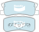 Brake Pads 4WD/SUV Bendix DB14644WD for Mitsubishi Lancer CG CH CJ Sedan i 2.0LTP 4B11
