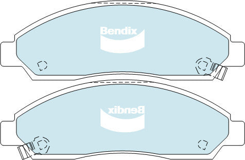 Brake Pads 4WD/SUV Bendix DB14684WD for Holden Rodeo RA Cab ChassisdiTD (TFR85) 3.0LTD 4JJ1 TC