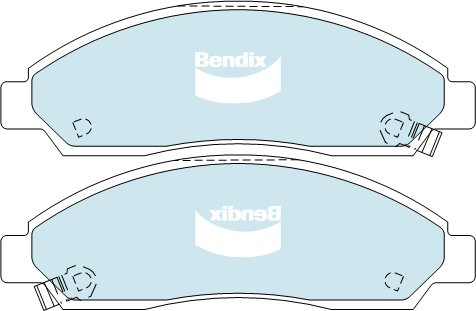 Brake Pads 4WD/SUV Bendix DB14684WD for Holden Rodeo RA Cab ChassisdiTD (TFR85) 3.0LTD 4JJ1 TC