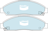 Brake Pads 4WD/SUV Bendix DB14684WD for Holden Rodeo RA Cab ChassisdiTD (TFR85) 3.0LTD 4JJ1 TC