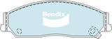Brake Disc Pad Set Front Bendix DB1474 Ult For Toyota Aurion Avalon Camry