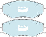 Brake Pads 4WD/SUV Bendix DB14814WD for Honda Civic FC1 Sedan 1.5 RS Turbo (FC1) 1.5LTP L15B7