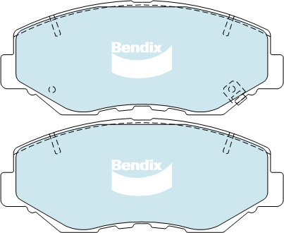 Brake Pads 4WD/SUV Bendix DB14814WD for Honda Civic FC6 Sedan (FC6) 1.8LTP R18Z1