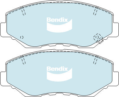 Brake Pads 4WD/SUV Bendix DB14814WD for Honda CR-V RD SUV Vtec 4WD (RD7) 2.4LTP K24A1