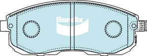 Brake Disc Pad Set Front Bendix DB1485 GCT For NISSAN MAXIMA STAGEA