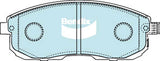 Brake Disc Pad Set Front Bendix DB1485 GCT For NISSAN MAXIMA STAGEA