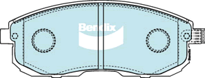 Brake Disc Pad Set Front Bendix DB1485 GCT For NISSAN MAXIMA STAGEA