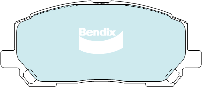 Brake Pads 4WD/SUV Bendix DB14884WD for Toyota Kluger GSU40R SUV 3.3 3.3L 3MZ FE