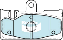 Brake Disc Pad Set  Bendix DB1497 GCT For Lexus LS UCF30