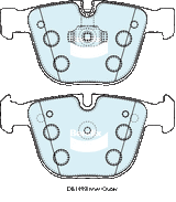 Brake Disc Pad Set  Bendix DB1499 Ult For BMW 1/3/5/X6/X6/6/7