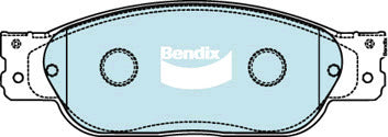 Brake Disc Pad Set  Bendix DB1505 GCT For JAGUAR S-TYPE