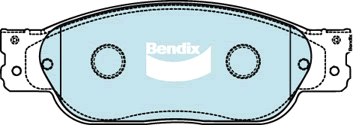Brake Disc Pad Set  Bendix DB1505 GCT For JAGUAR S-TYPE