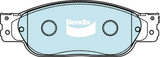 Brake Disc Pad Set  Bendix DB1505 GCT For JAGUAR S-TYPE