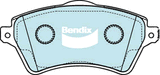 Brake Disc Pad Set  Bendix DB1506 4WD For LAND ROVER FREELANDER L314