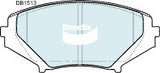 Brake Disc Pad Set  Bendix DB1513 Ult For MAZDA RX-8 SE17