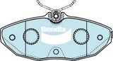 Brake Pads General CT Bendix DB1514GCT for Jaguar S-Type X200 Sedan V8 4.2LTP AJ8FT