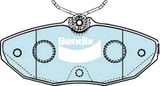 Brake Pads General CT Bendix DB1514GCT for Jaguar S-Type X200 Sedan V8 4.2LTP AJ8FT