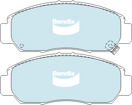 Brake Pads H/Duty Bendix DB1515HD for Honda Accord CP Sedan (CP2) 2.4LTP K24Z2