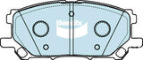 Brake Pads 4WD/SUV Bendix DB15174WD for Lexus RX MHU38 SUV 400h AWD 3.3LTP/E 3MZ FE