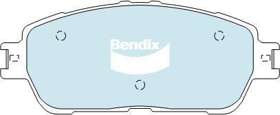 Brake Disc Pad Set Front Bendix DB1519 GCT For Toyota Tarago ACR30 2.4L