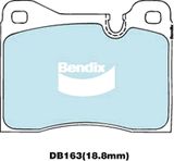 Brake Disc Pad Set  Bendix DB163 GCT For BMW 5 E12 E28 6 E24 7 E23