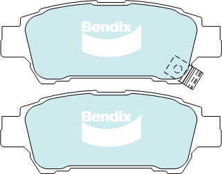 Brake Pads H/Duty Bendix DB1660HD for Toyota Tarago ACR30 MPV 2.4LTP 2AZ FE